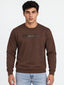 Mens Solid Round Neck Sweatshirt