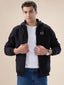 Black Logo Zip Hoodie