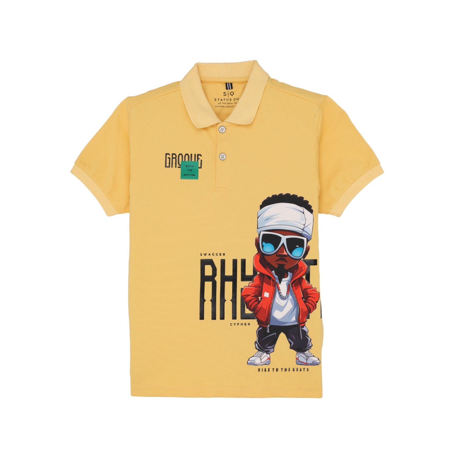 Status Quo |Boys Polo T-shirt - 4, 6, 8, 10, 12, 14, 16 Status Quo |Boys Polo T-shirt - 4, 6, 8, 10, 12, 14, 16