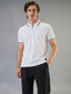 Men's Solid Polo Collar Half Sleeves Regular Fit T-shirt