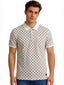 Refined Geometric Print Polo