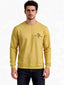 Mustard Regular Fit Sweatshirt