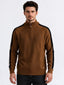 Men's 100% Cotton Self Design High Neck Long Sleeve Sweater