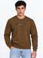 Mens Solid Round Neck Sweatshirt