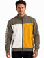 Men's Colourblocked Typography Fleece Sweatshirt