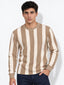 Striped Round Neck Regular Fit Tshirt