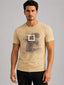 Beige Graphic Print T-shirt