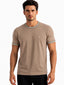 Contrast Detail Round Neck T-shirt