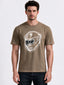 Men's Printed Round Neck Regular Fit T-Shirt