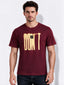 Men's Cotton Blend Printed Round Neck Regular Fit T-Shirt