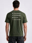 Olive Regular Fit Printed Tshirt