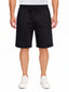 Black Textured Drawstring Shorts