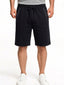 Black Drawstring Casual Shorts with Utility Detailing