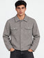 Men's Solid Regular Fit Full Sleeve Shirt Jacket