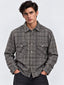Men's Checked Spread Collar Full Sleeves Shacket