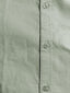 Solid Pea Green Button-Down Casual Shirt