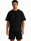 Black Textured Co-ord Set