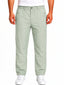 Olive Chambray Drawcord Trousers