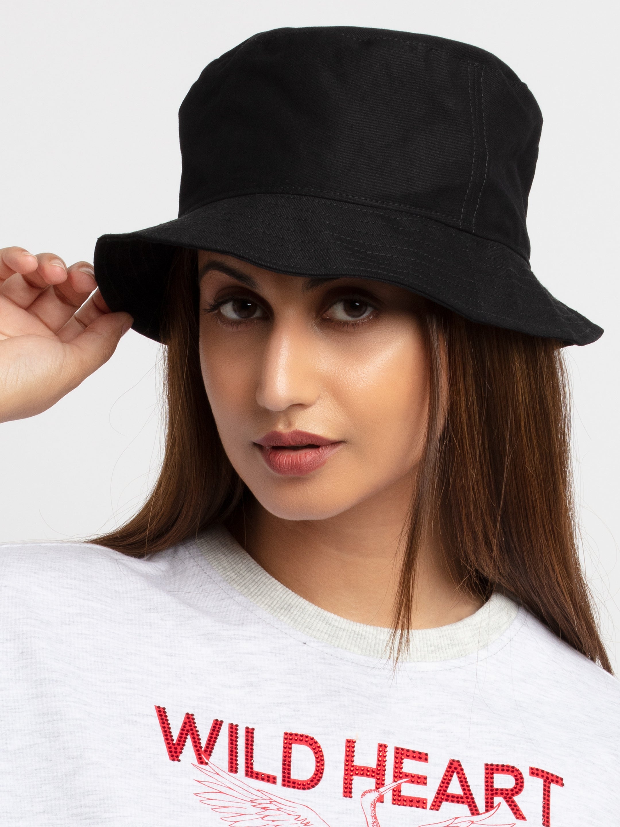 Status Quo Basic Bucket Hat by Fynd