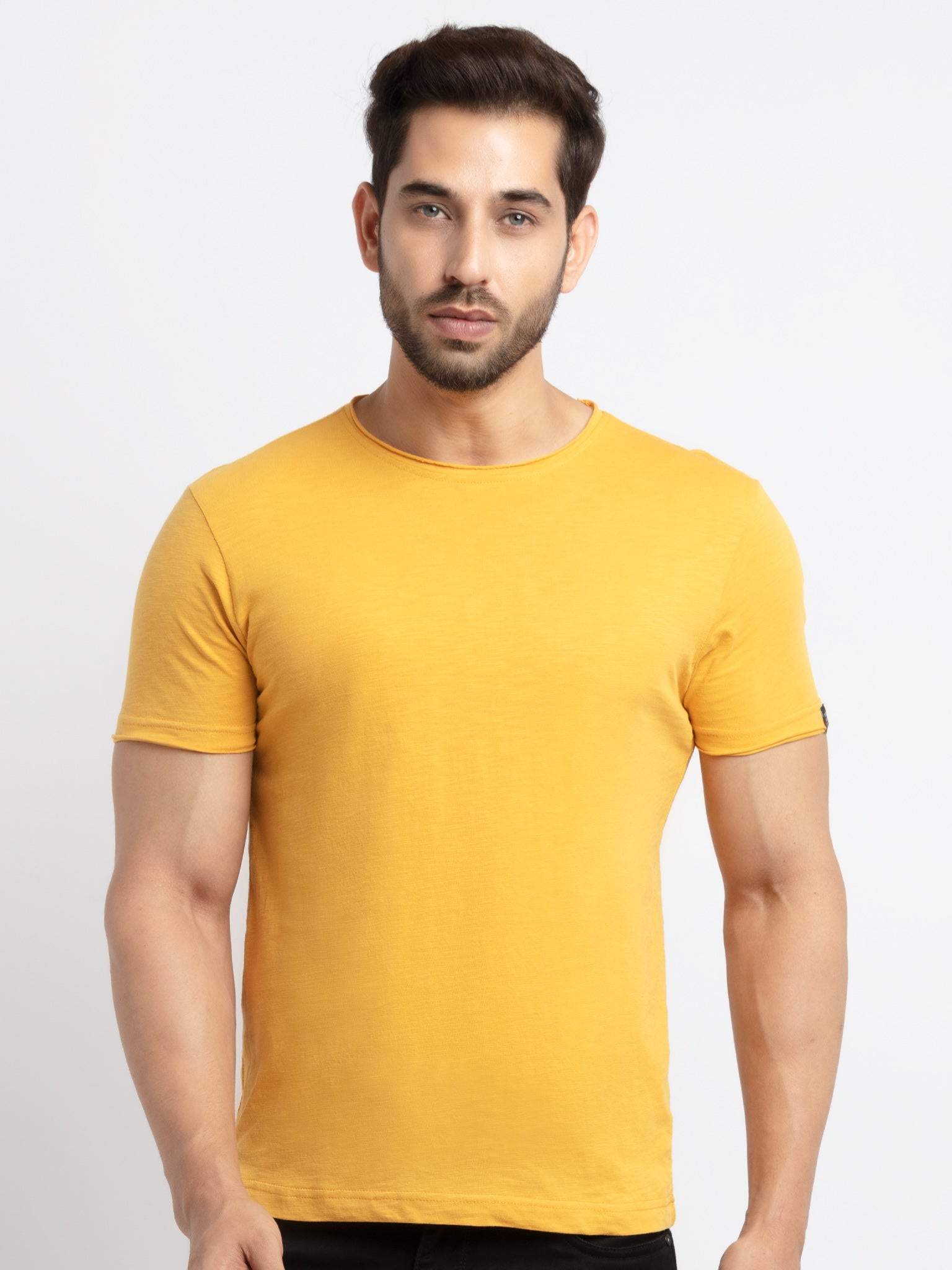 Status Quo |Tapperd Fit Round Neck T-shirt - 3XL, 4XL, 5XL Status Quo |Tapperd Fit Round Neck T-shirt - 3XL, 4XL, 5XL