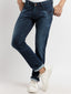 Status Quo Mens Slim Fit Washed Denim