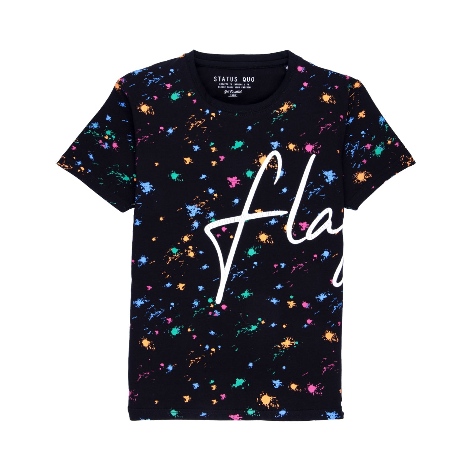 Status Quo |Kids Printed T-shirt - 4, 6, 8, 10, 12, 14, 16 Status Quo |Kids Printed T-shirt - 4, 6, 8, 10, 12, 14, 16
