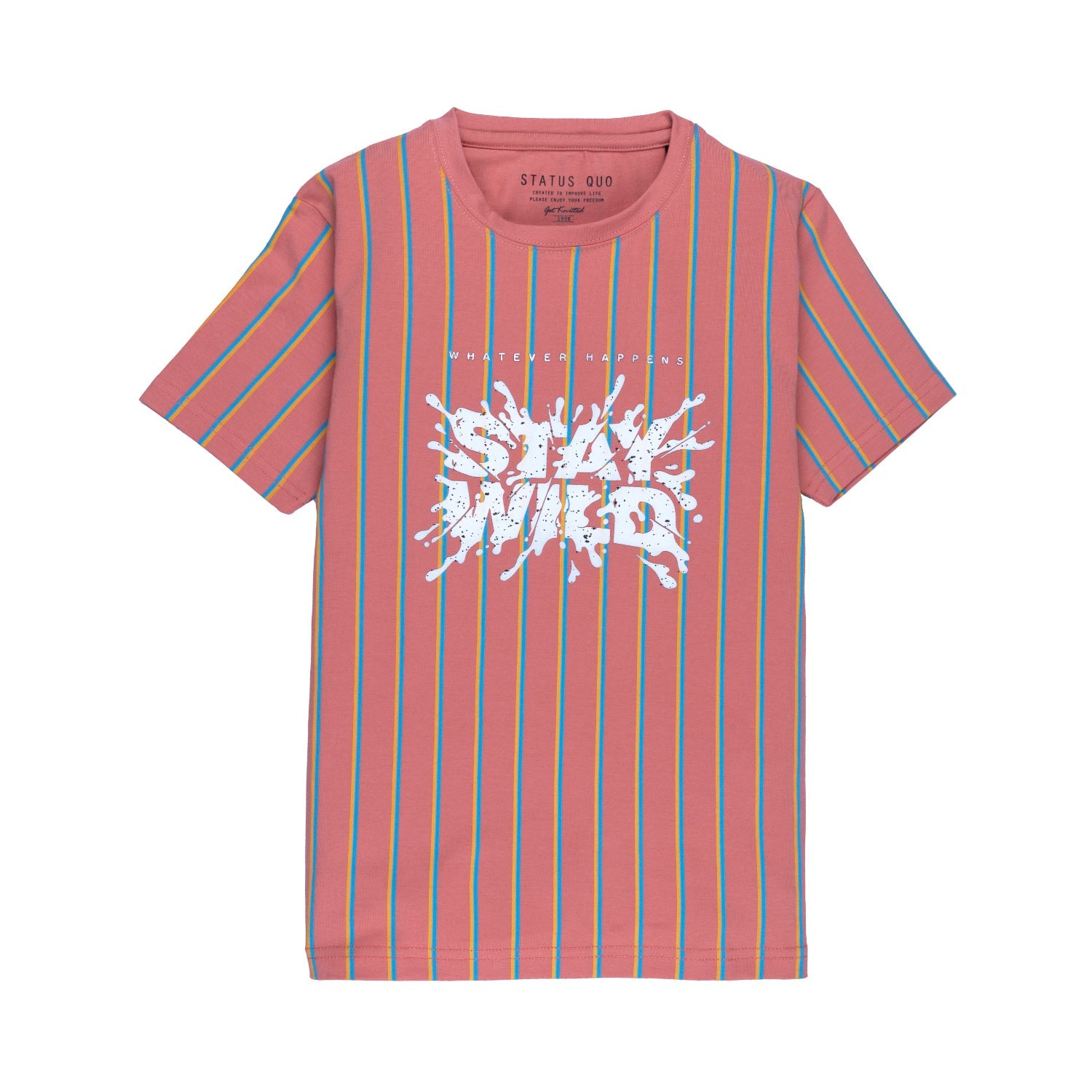 Status Quo |Kids Printed T-shirt - 4, 6, 8, 10, 12, 14, 16 Status Quo |Kids Printed T-shirt - 4, 6, 8, 10, 12, 14, 16