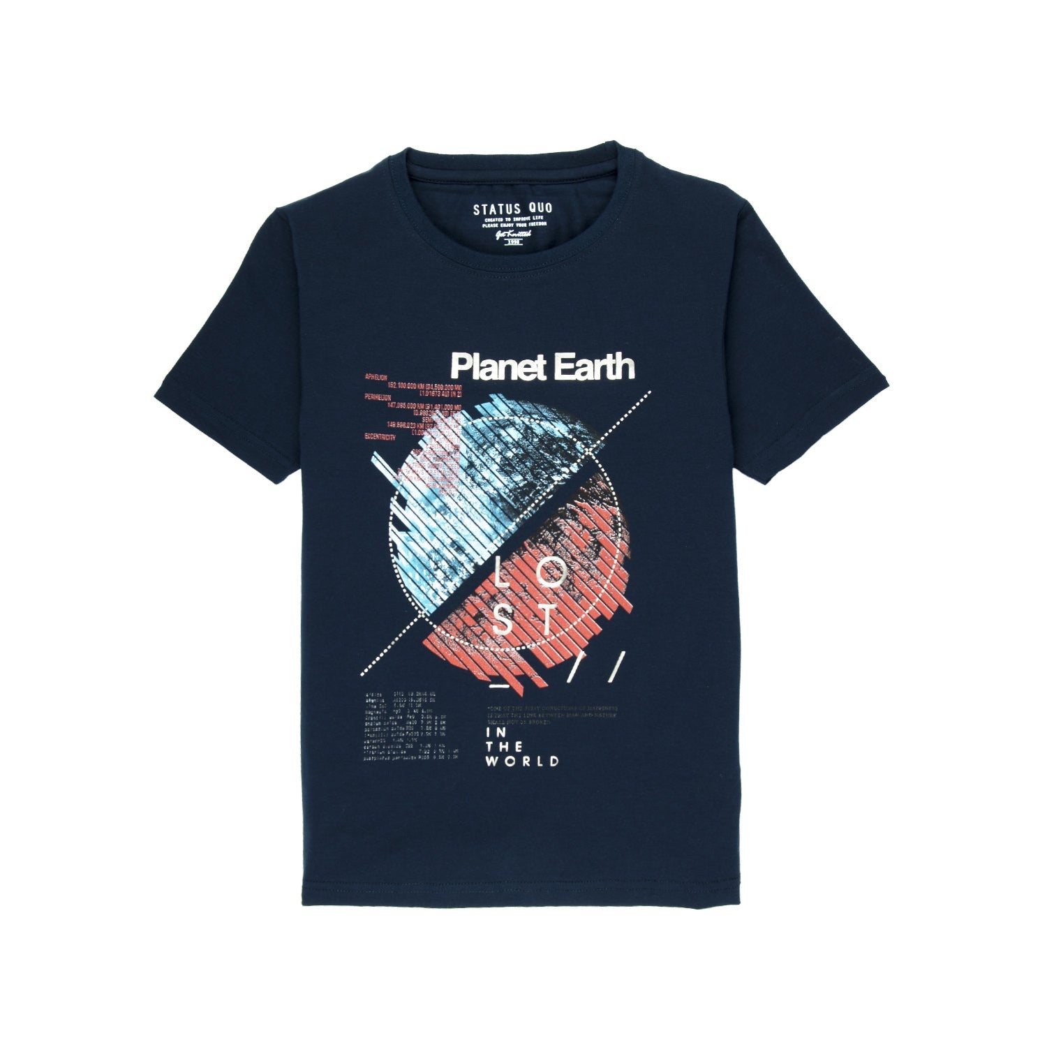 Status Quo |Kids Printed T-shirt - 4, 6, 8, 10, 12, 14, 16 Status Quo |Kids Printed T-shirt - 4, 6, 8, 10, 12, 14, 16