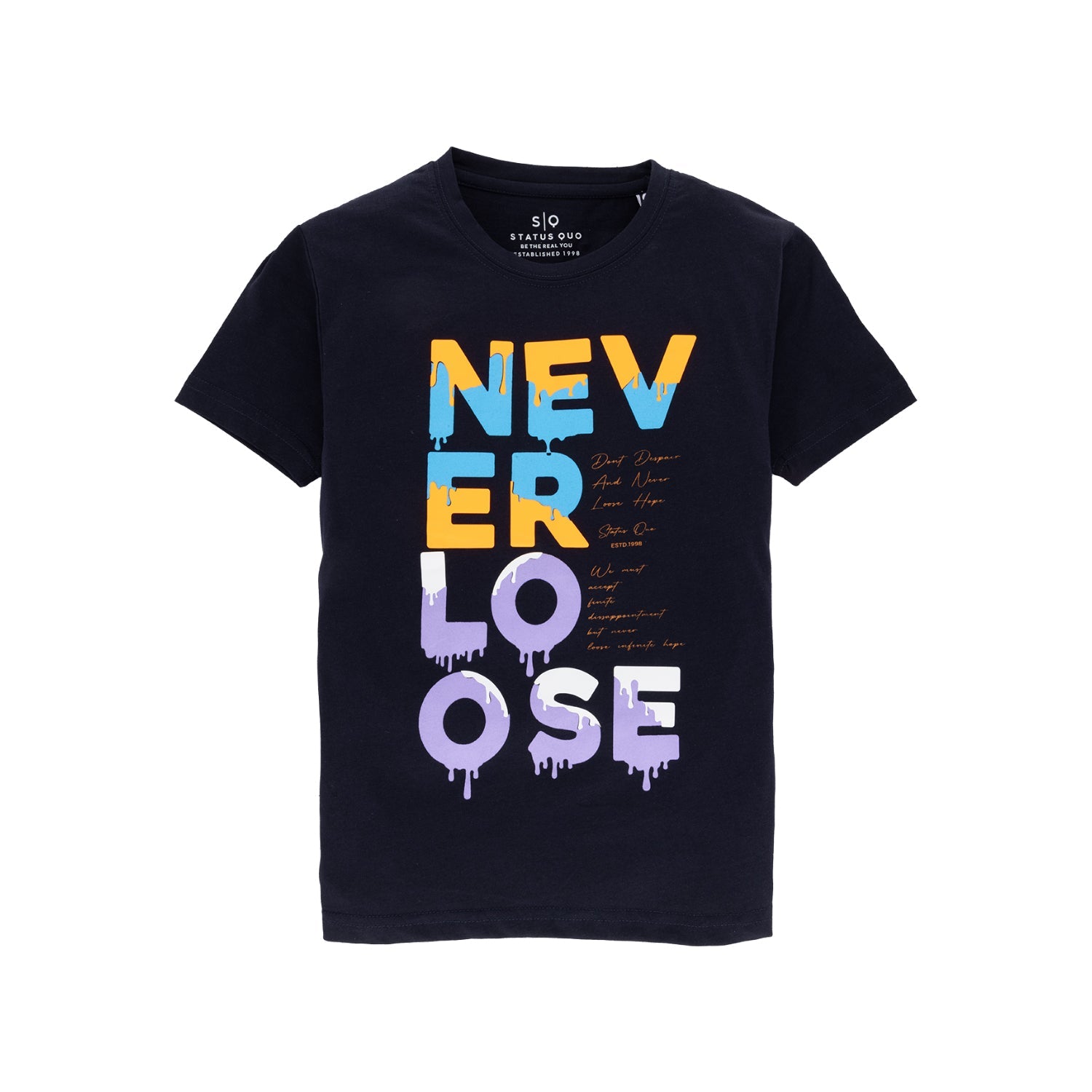 Status Quo |Kids T-shirt - 4, 6, 8, 10, 12, 14, 16 Status Quo |Kids T-shirt - 4, 6, 8, 10, 12, 14, 16
