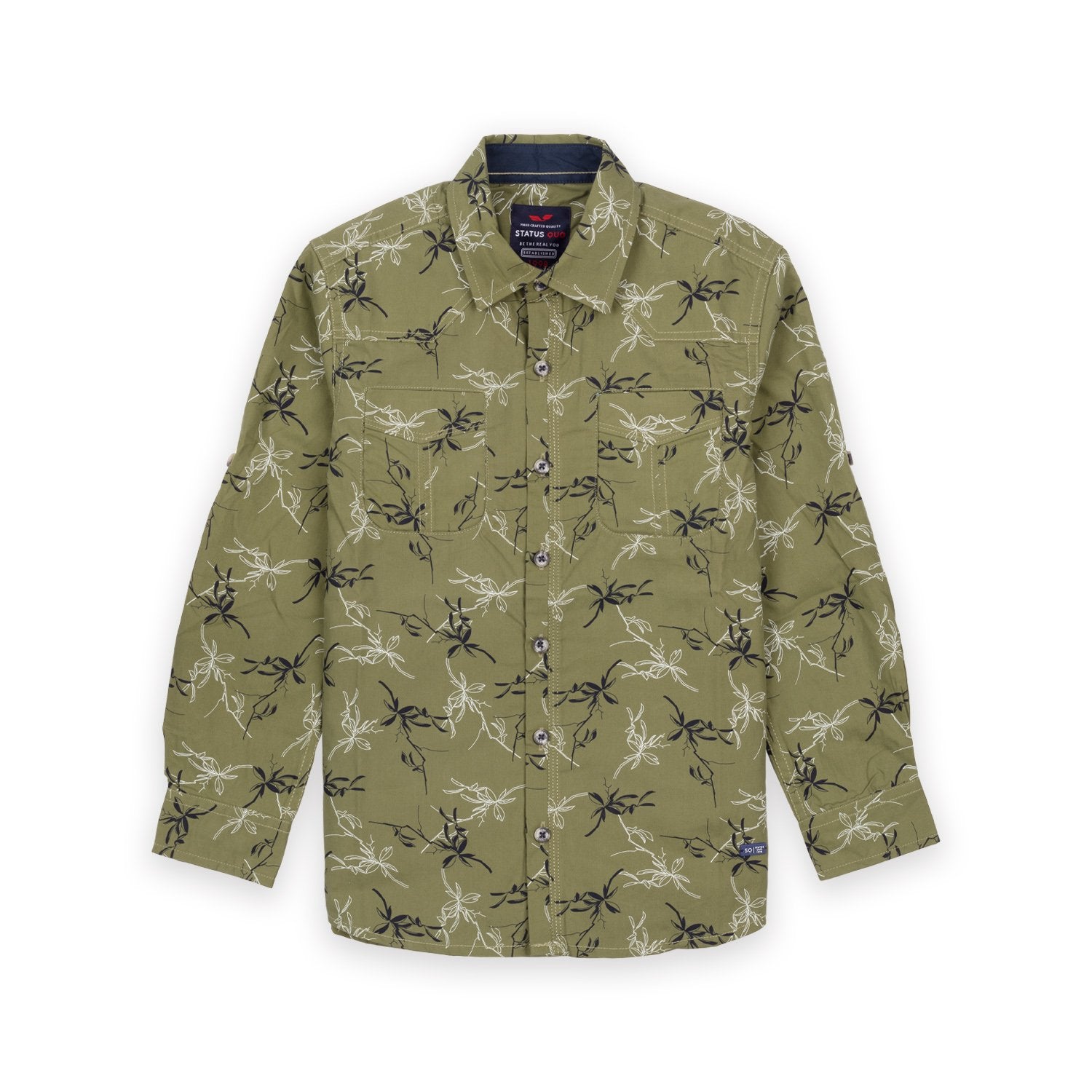 Status Quo |Kids Printed Regular Fit Shirt - 4, 6, 8, 10, 12, 14, 16 Status Quo |Kids Printed Regular Fit Shirt - 4, 6, 8, 10, 12, 14, 16