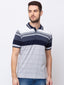 Status Quo |NAVY/GREY MIL Collar Neck T-Shirt - M, L, XL, XXL