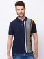 Striped polo t shirt