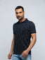 Printed polo t shirt