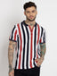 Striped polo t shirt