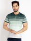 Striped polo t shirt