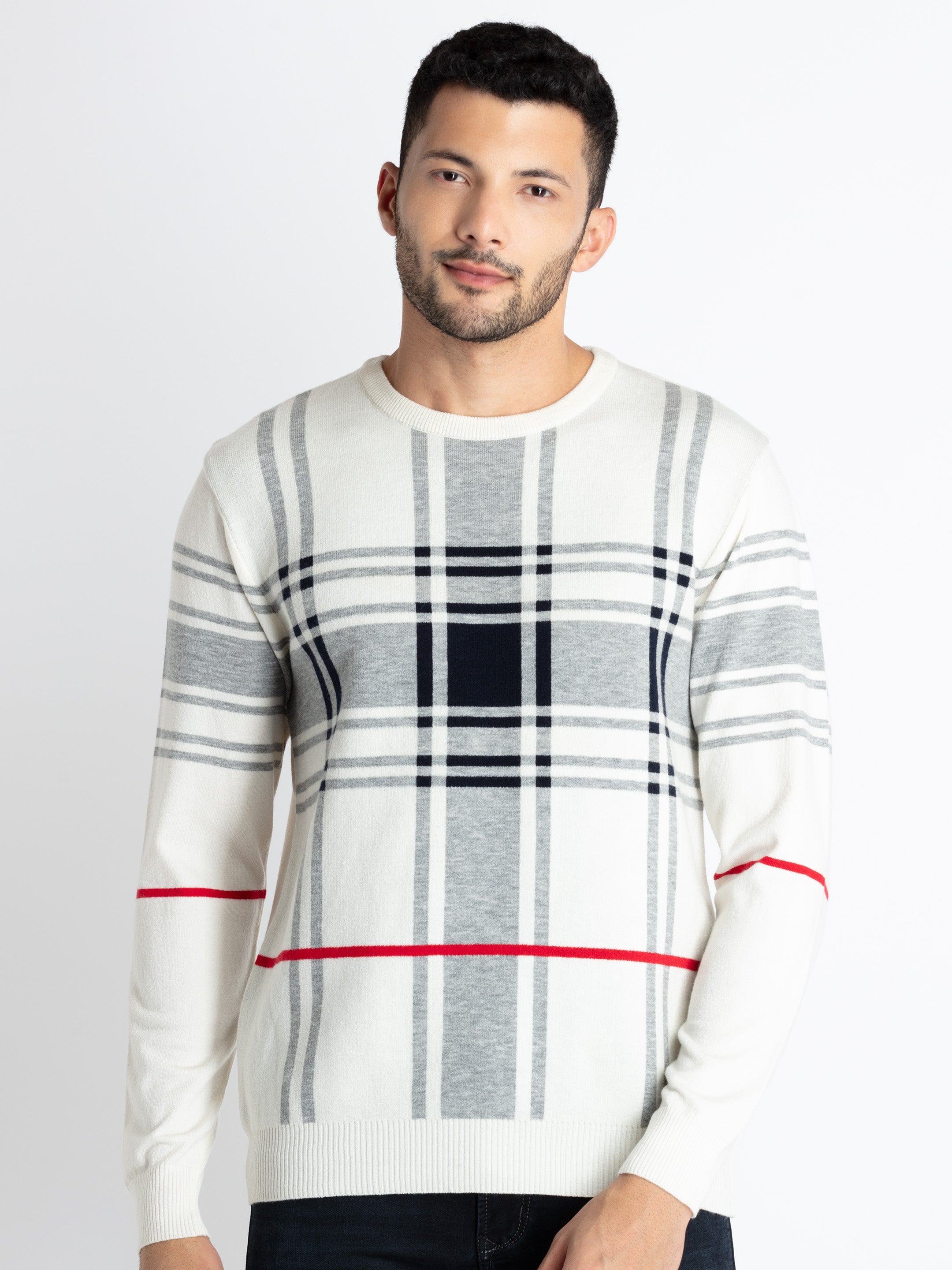 checkered sweater checkered sweater