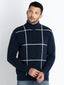 checkered sweater