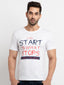 Mens Printed Round Neck T-Shirt