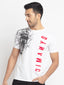Status Quo |Printed Regular Fit Round Neck T-shirt - 3XL, 4XL, 5XL