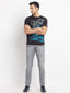 Mens Regular Fit Round Neck Printed T-Shirt