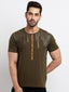 Mens Printed Round Neck T-Shirt
