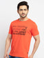 Mens Printed Round Neck T-Shirt