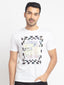 Status Quo |Printed Regular Fit Round Neck T-shirt - S, M, L, XL, XXL