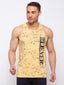 Status Quo |Printed Regular Fit Sleeveless T-shirt - M, L, XL, XXL