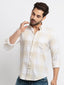 Men's Slim Fit Checkered Cotton Shirt
