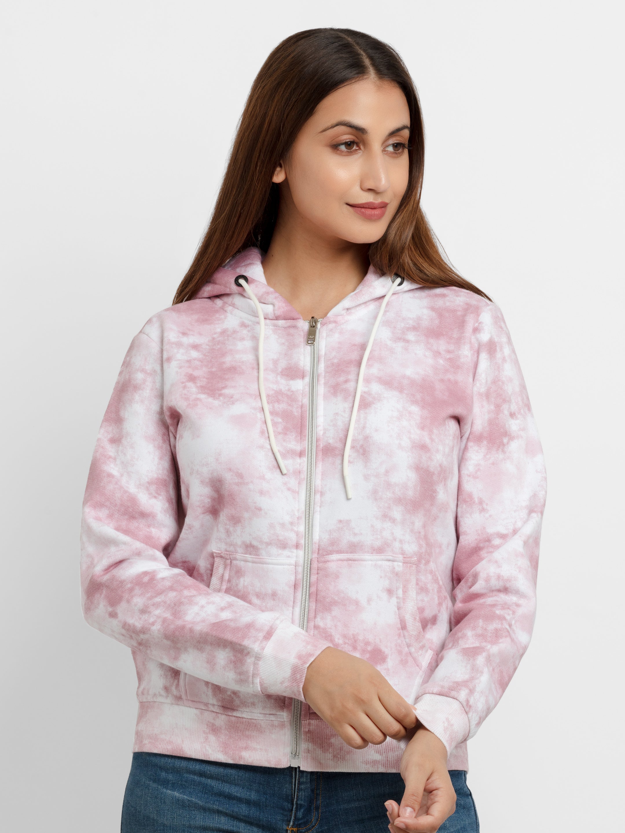 Buy Wine Tie Dye Hoodie Sweatshirt for Women Status Quo