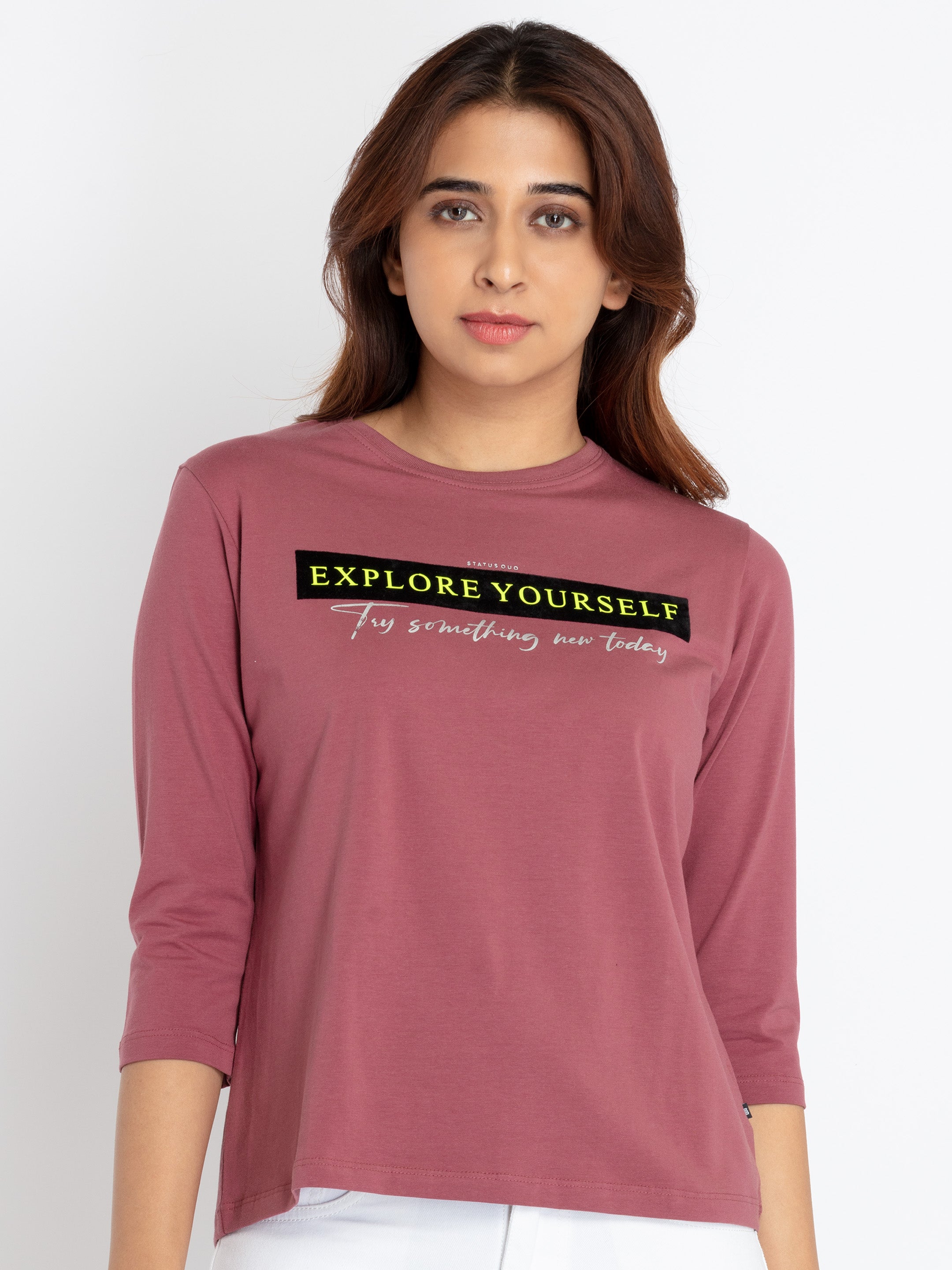 Status Quo |Womens Printed T-Shirt - S, M,  L,  XL,  XXL, 3XL, 4XL, 5XL Status Quo |Womens Printed T-Shirt - S, M,  L,  XL,  XXL, 3XL, 4XL, 5XL