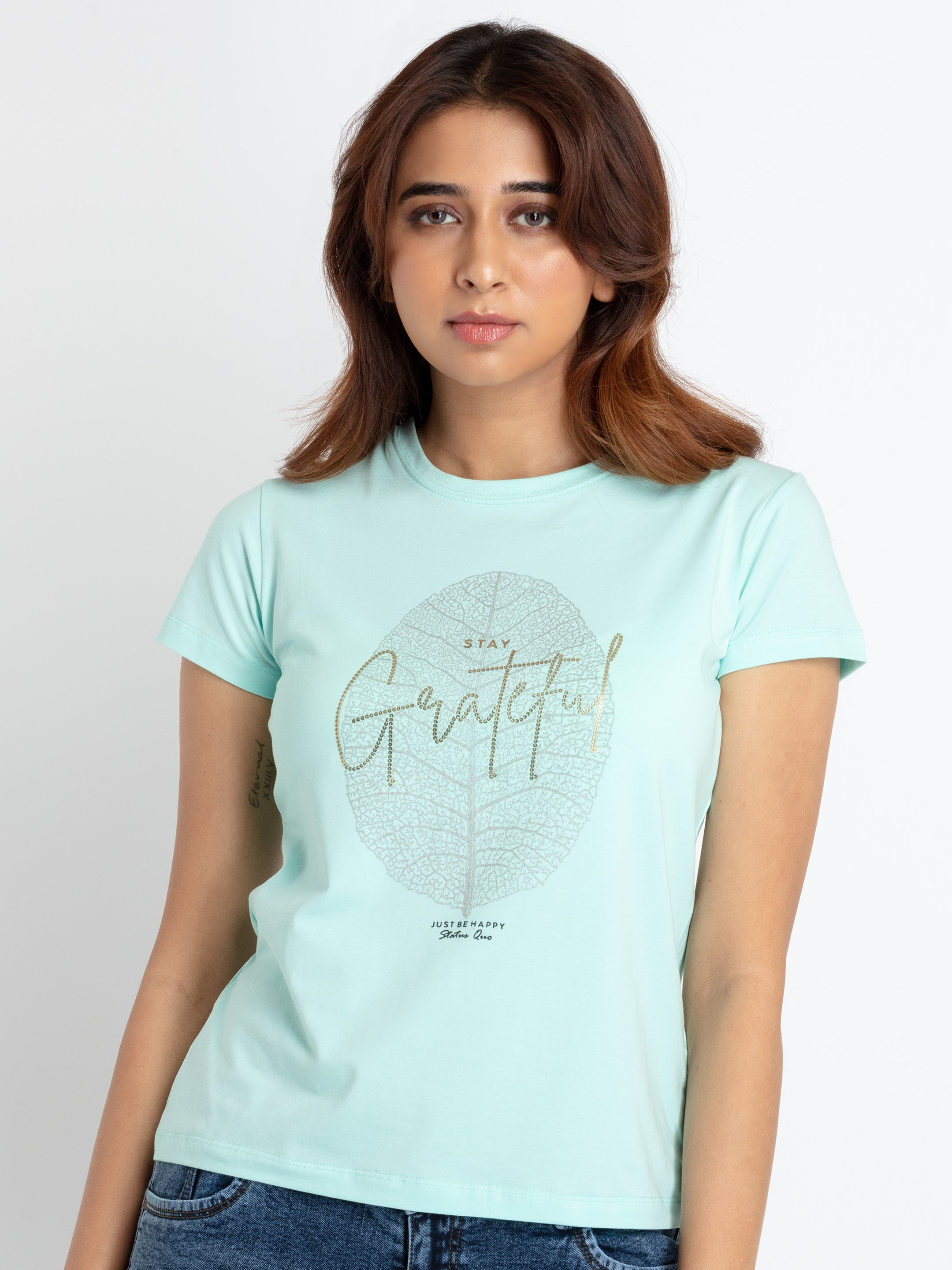Status Quo |Womens Printed T-Shirt - S, M,  L,  XL,  XXL, 3XL, 4XL, 5XL Status Quo |Womens Printed T-Shirt - S, M,  L,  XL,  XXL, 3XL, 4XL, 5XL