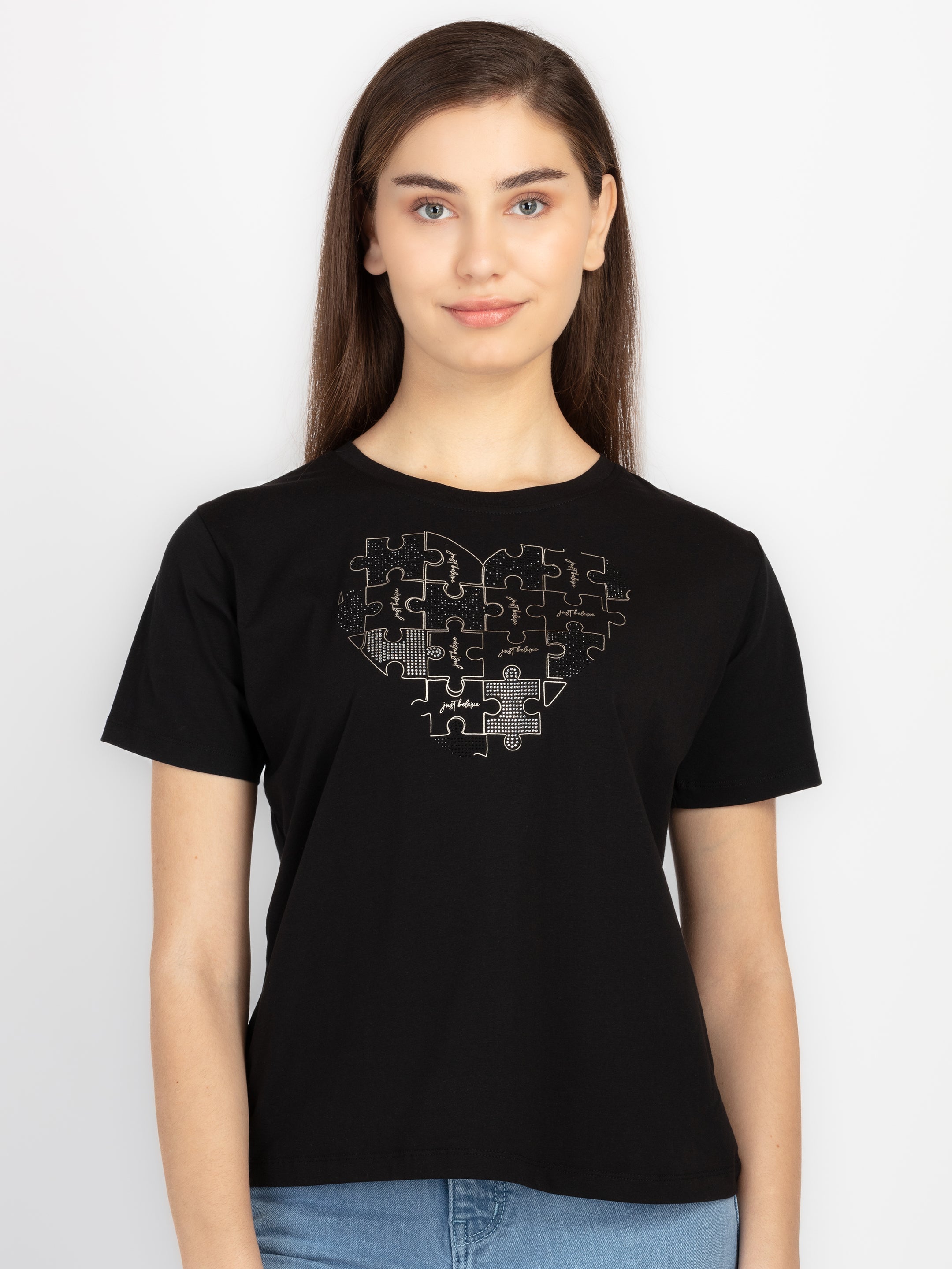 Status Quo |Womens Printed T-Shirt - S, M,  L,  XL,  XXL Status Quo |Womens Printed T-Shirt - S, M,  L,  XL,  XXL