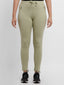 solid track pants for women